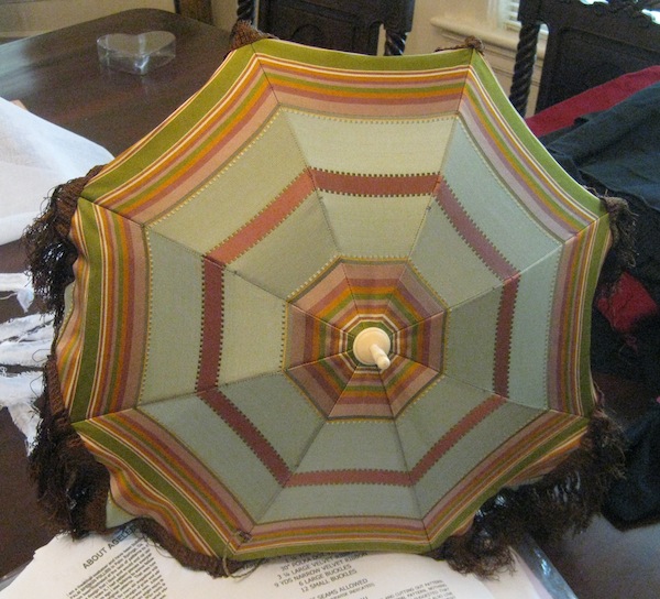 Restored antique parasol