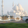 Abu Dhabi Mosque from highway