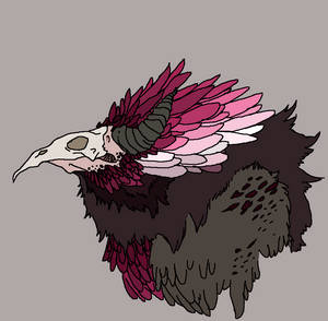 FAT PINK MONSTER BIRD ... THING