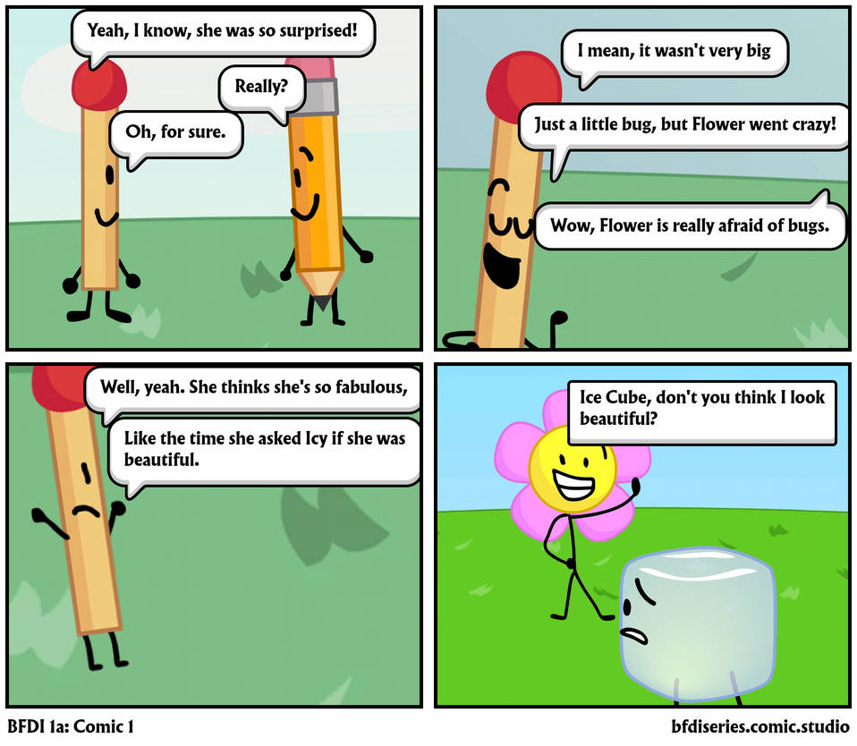 Comic Bfdi Style BFDI 1a Comic 1 by DappleDualies on DeviantArt
