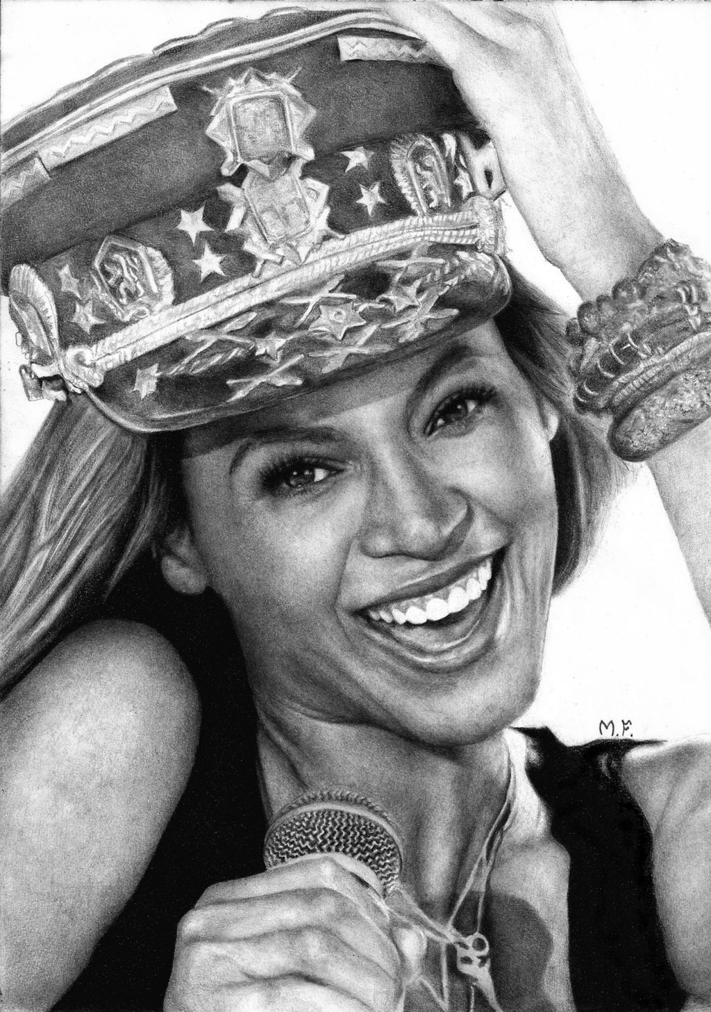 Portrait of Beyonce by DesignerMF on DeviantArt