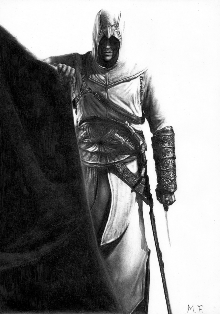 Altair S Drawing Assassin S Creed By Designermf On Deviantart