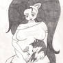 Felicia Pregnant with a T Shirt On