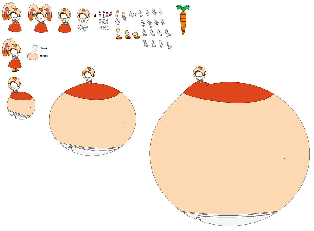 Character Builder Rabbit Character Builder - Young Cream the Rabbit by getawaycarofdoom02 on ...