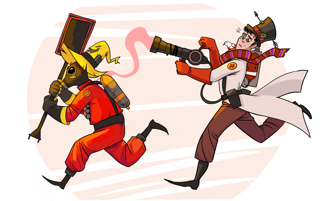 Pyro+medic by Zeniff on DeviantArt