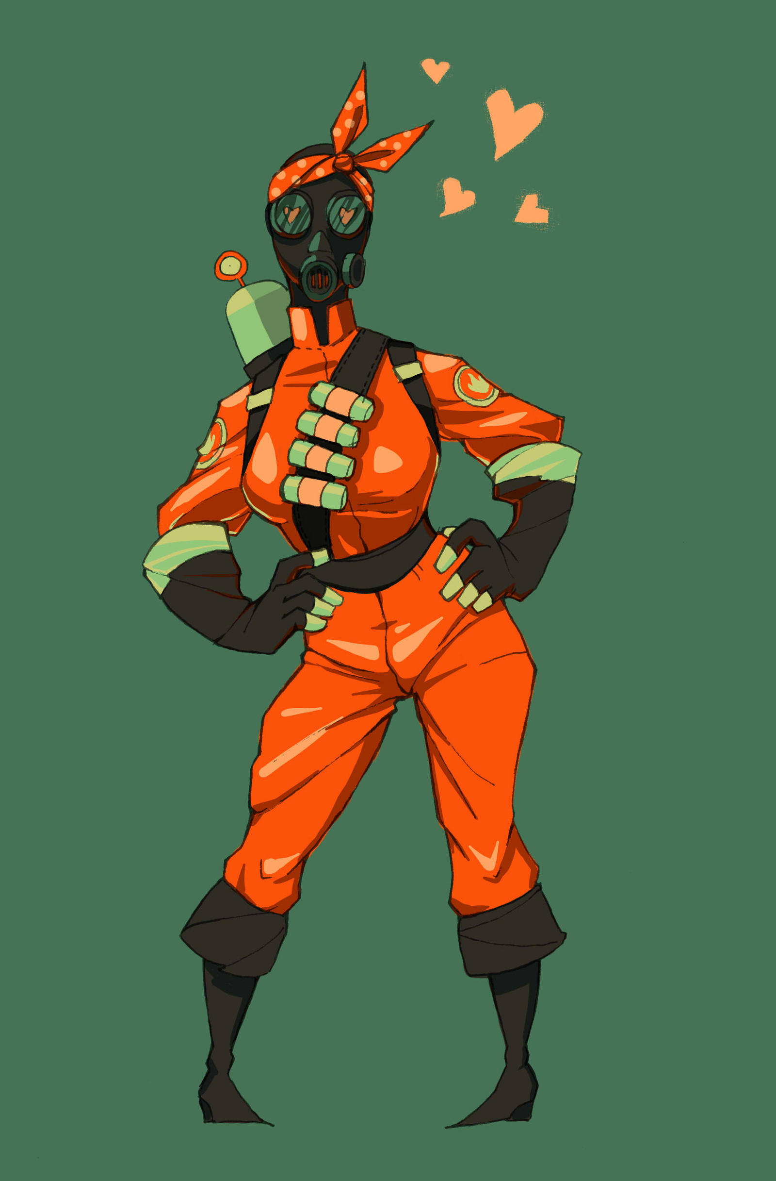 Fem Pyro Model Fem Pyro by Zeniff on DeviantArt