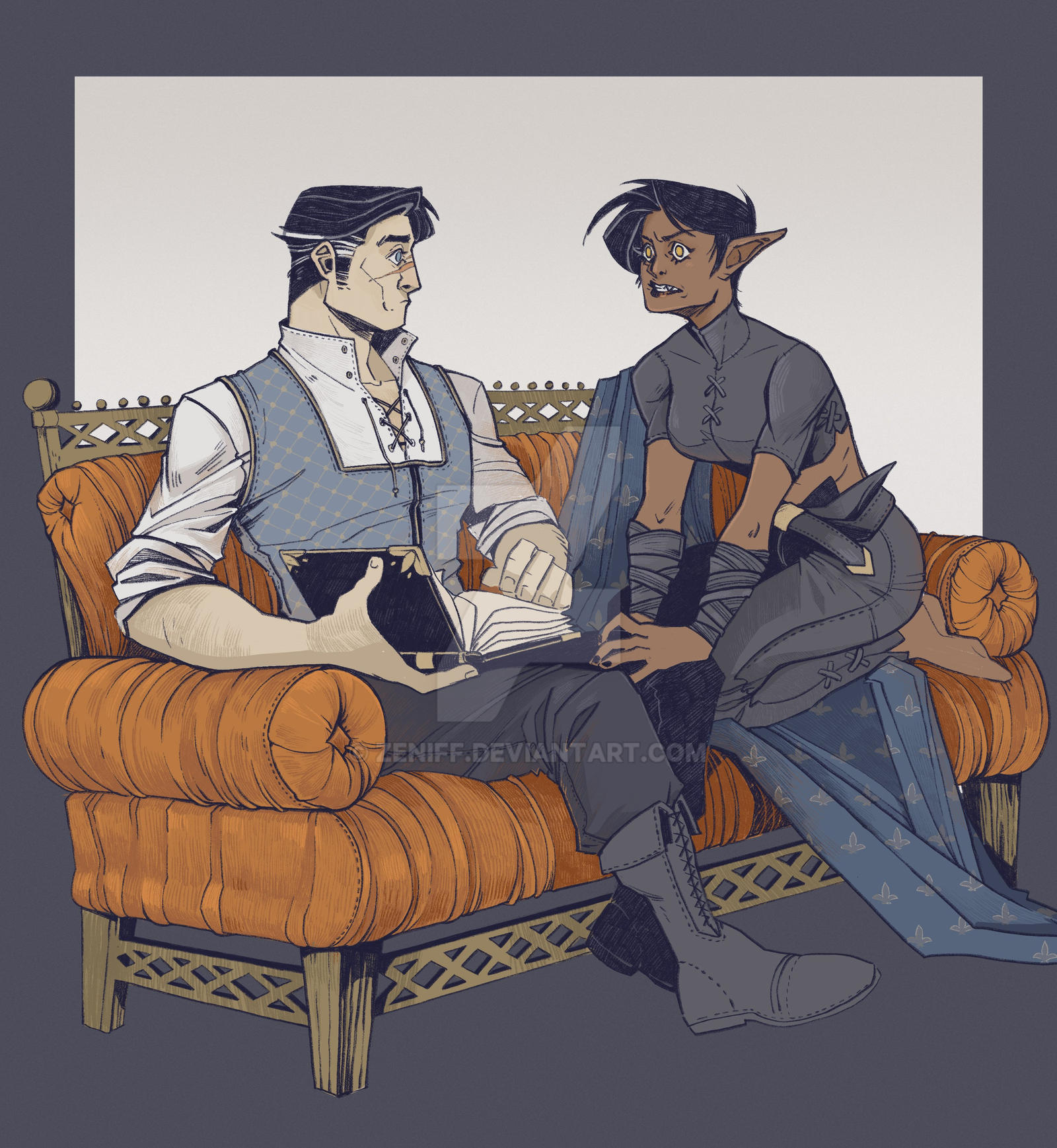 Angry arguing by Zeniff on DeviantArt