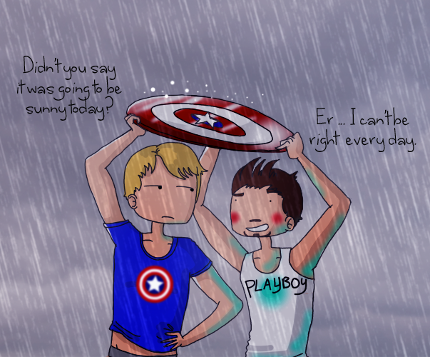 Tony and Steve: Umbrella