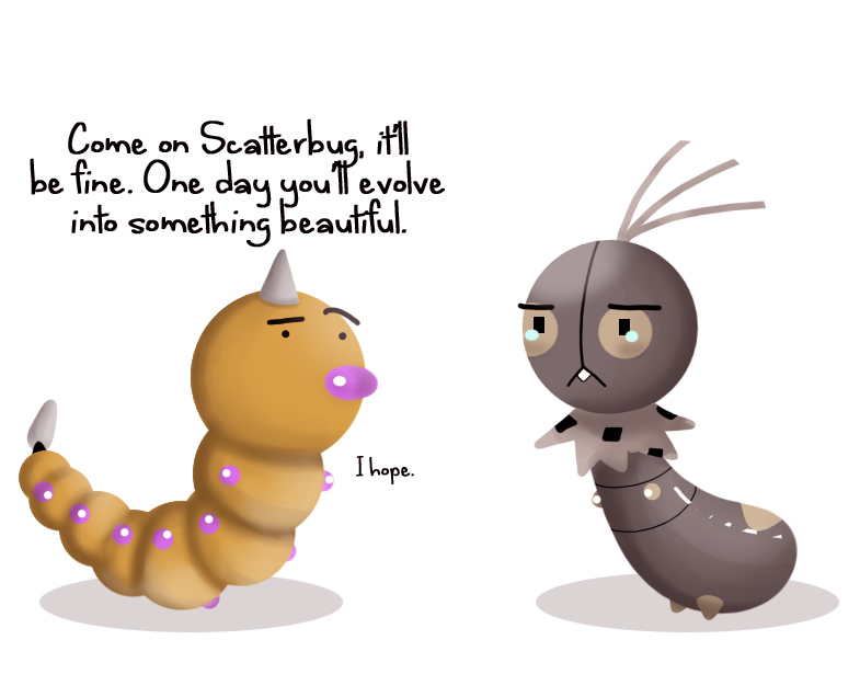 Scatterbug and Weedle