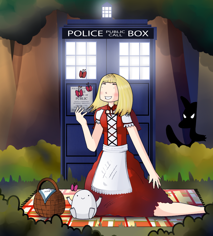 Rose Tyler and the big bad wolf by ice-cream-skies on DeviantArt