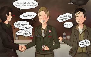 Rogers meets Harkness (Doctor Who/Marvel)