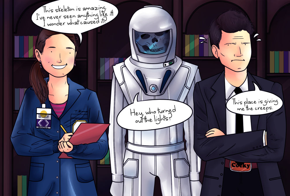 The Skeleton in the Library (Bones/DW) by ice-cream-skies on DeviantArt