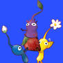 Pikmin carrying fruit