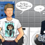 Steve and Coulson meet at the laundromat
