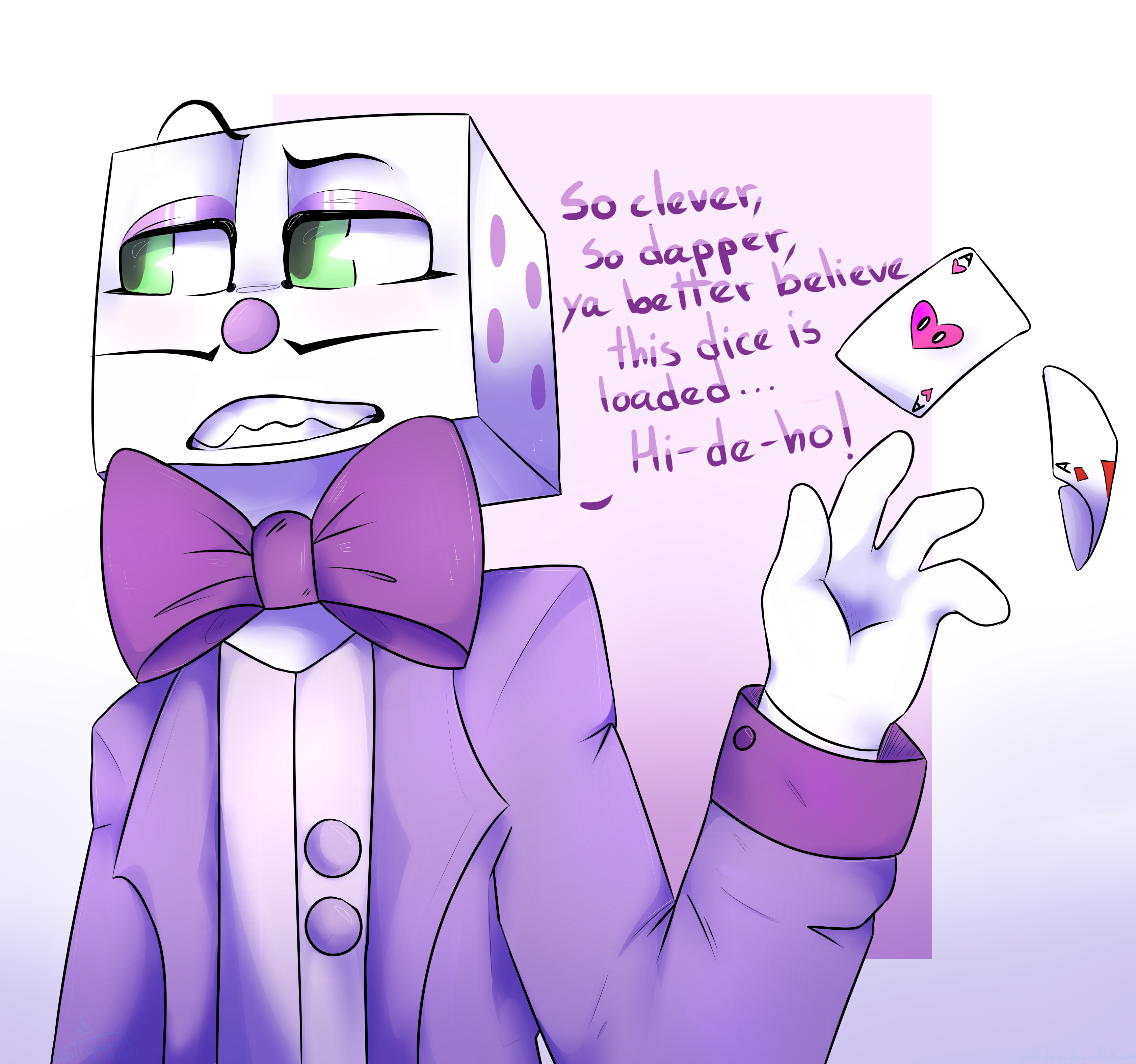 King Dice fanart by BonesTheSkelebunny01 on DeviantArt