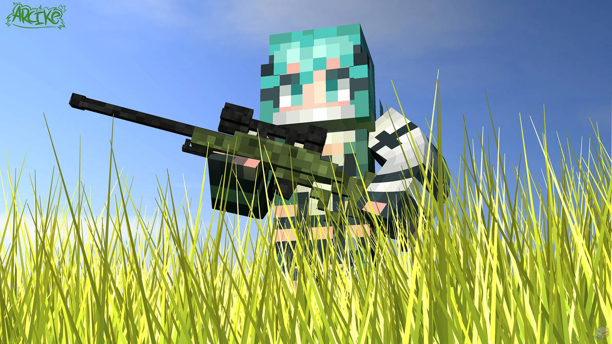 SAO GGO - Sinon Minecraft Skin