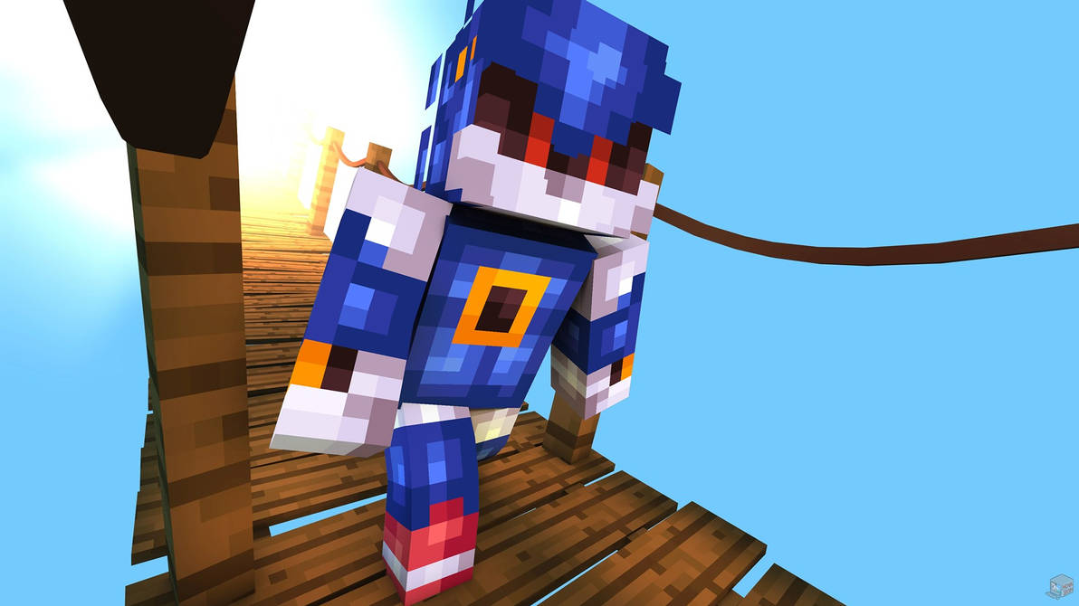 Sonic the Hedgehog / Metal Sonic in Descrip! Minecraft Skin