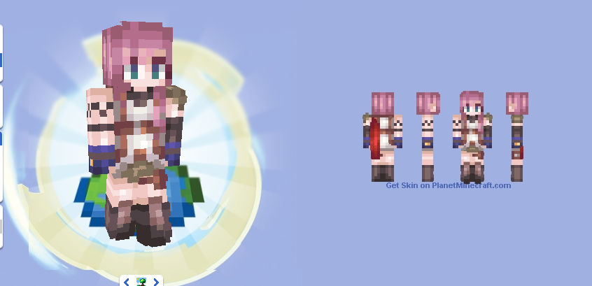 Final Fantasy - Lightning Farron UPDATE ! Minecraft Skin