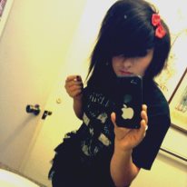 Emo/scene girl