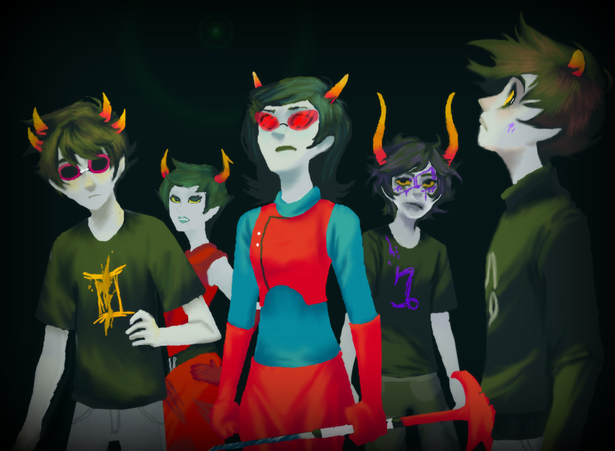 Homestuck Page Redraw: End of Act 5