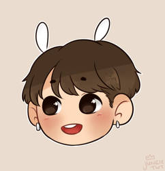 Jungkook Head Doodle