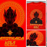 Gatotkaca mark-4 red gold t-shirt preview