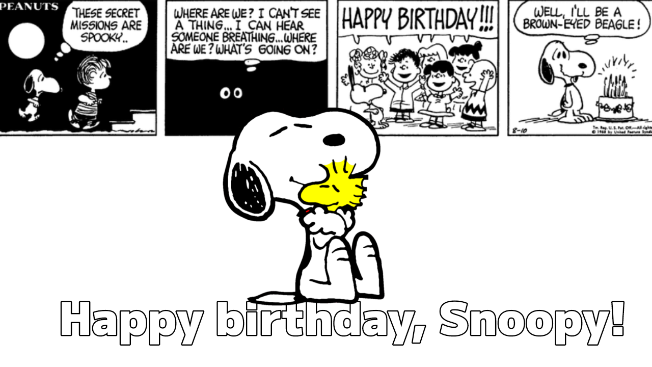 Peanuts Happy Birthday