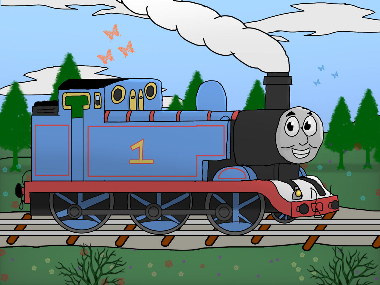 Thomas Drawing Deviantart Thomas the Tank Engine by Trainboy452 on DeviantArt