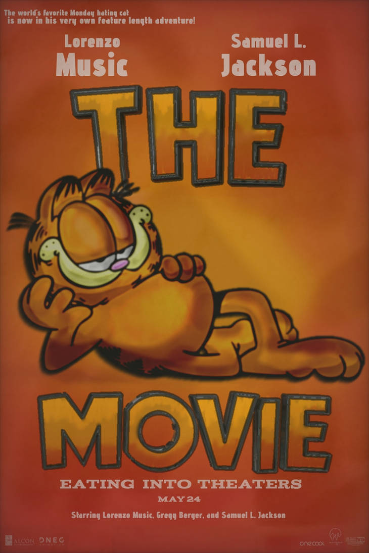 Garfield Poster Computer The Garfield Movie Poster 2D Remake by Trainboy452 on DeviantArt