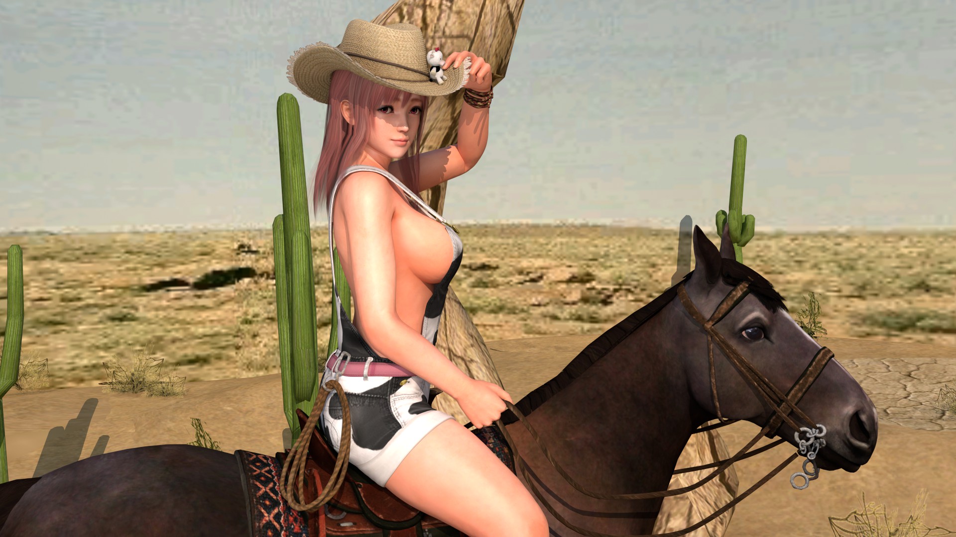 DOA5 LR Honoka Cowgirl Render