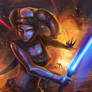 Aayla Secura in the battle