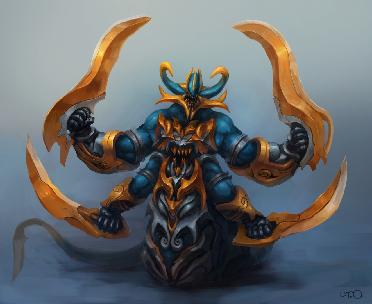 Four Arms Monster By Zgul Osr1113 On Deviantart Four Arms Monster By Zgul Osr1113 On Deviantart