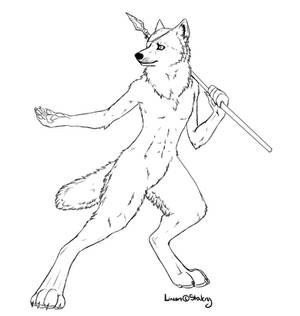 Werewolf Lineart