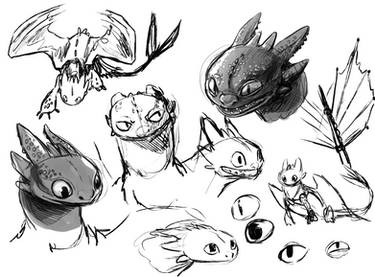 Toothless Doodles