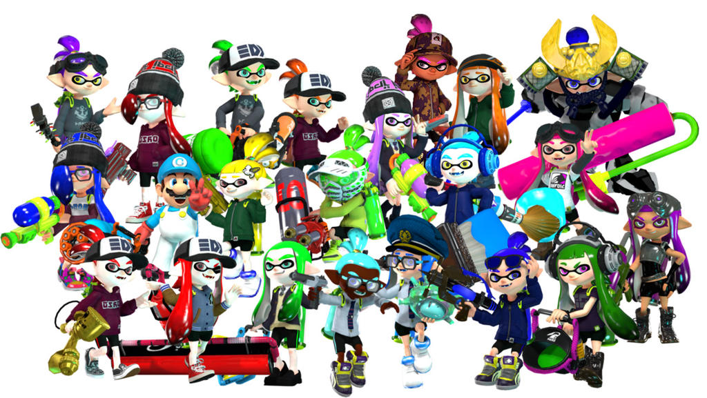 Splatoon Gmod Sfm Heroes by Rexlegendart by Rangertheinklingboy on ...