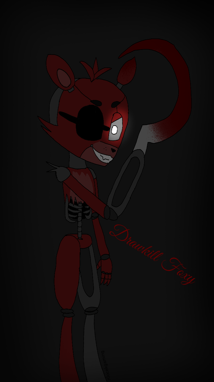 Drawkill Deviantart Drawkill Foxy by klocekgaming on DeviantArt