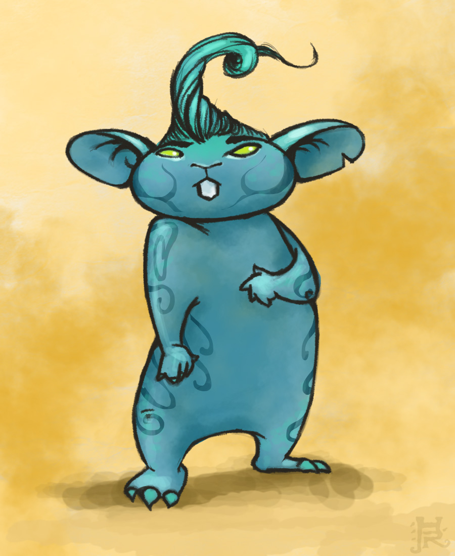 Blue mouse