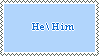 He/him pronouns stamp by knifepills