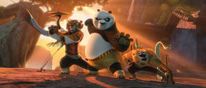 Kung Fu Panda 2 - Po with The Furious Five