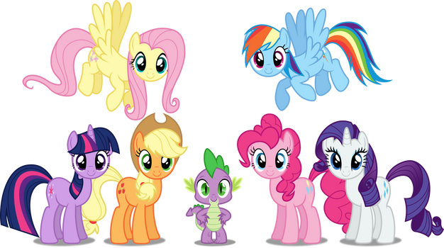 Vector #140 - The Mane 7