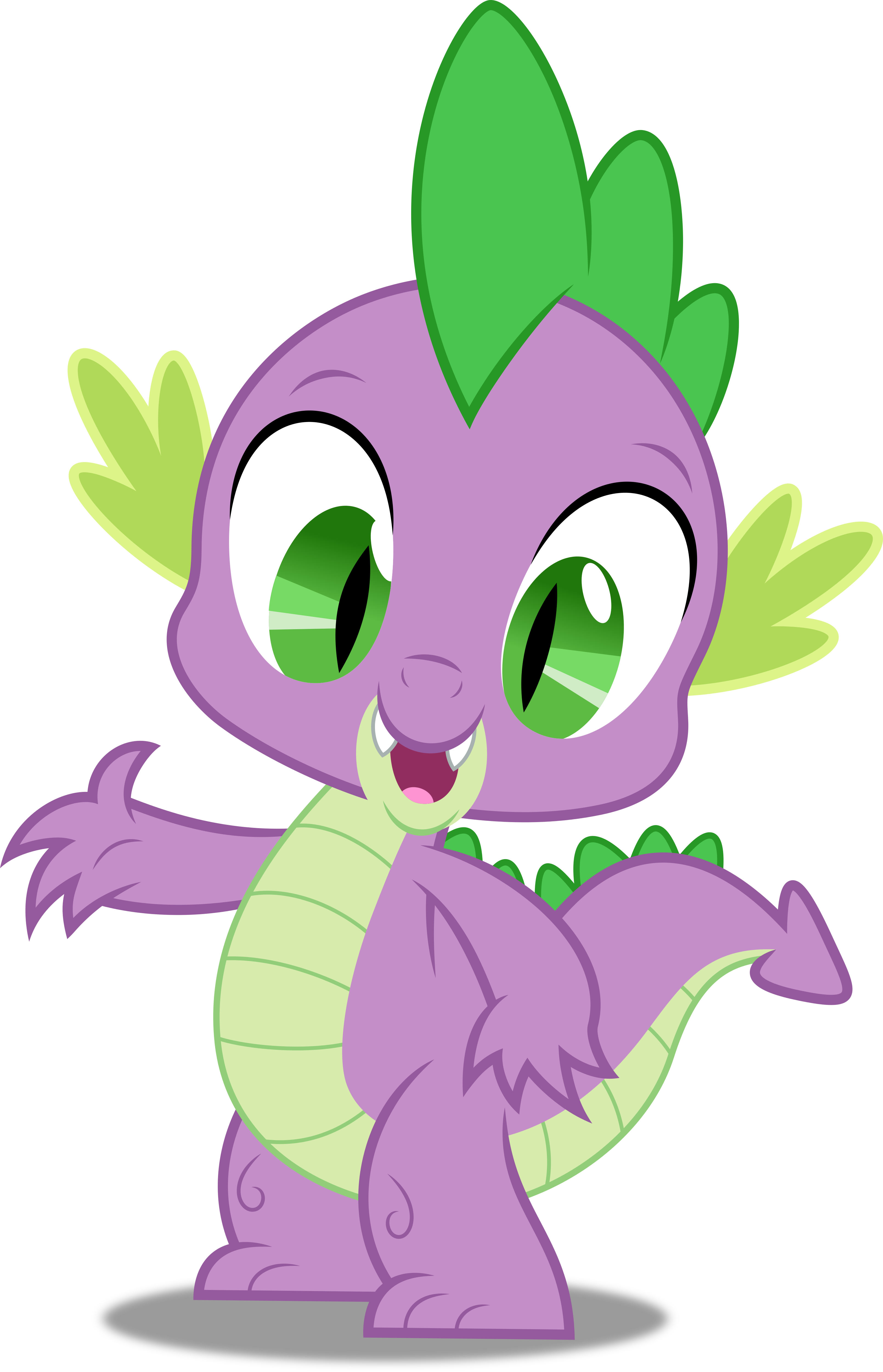 Vector #232 - Spike #9 by DashieSparkle on DeviantArt