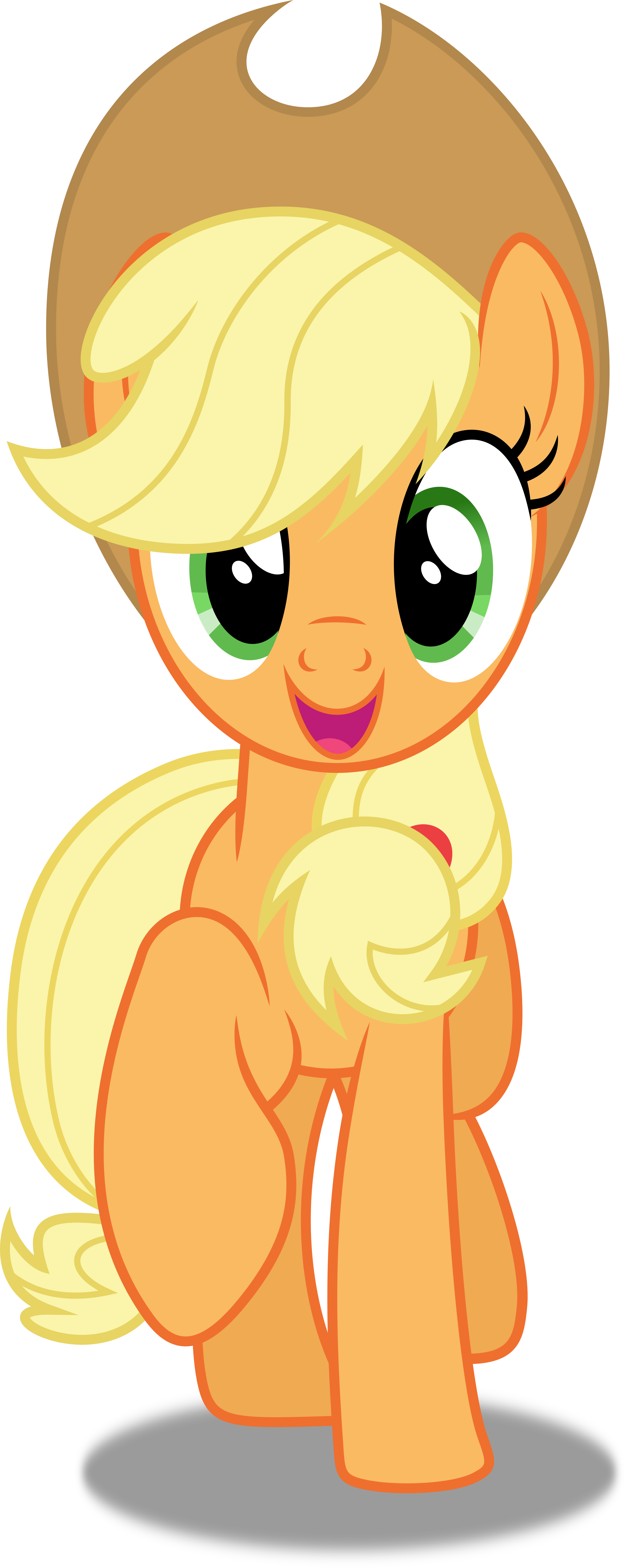 Applejack Front Vector #345 - Applejack #18 by Remul-Lemlem on DeviantArt