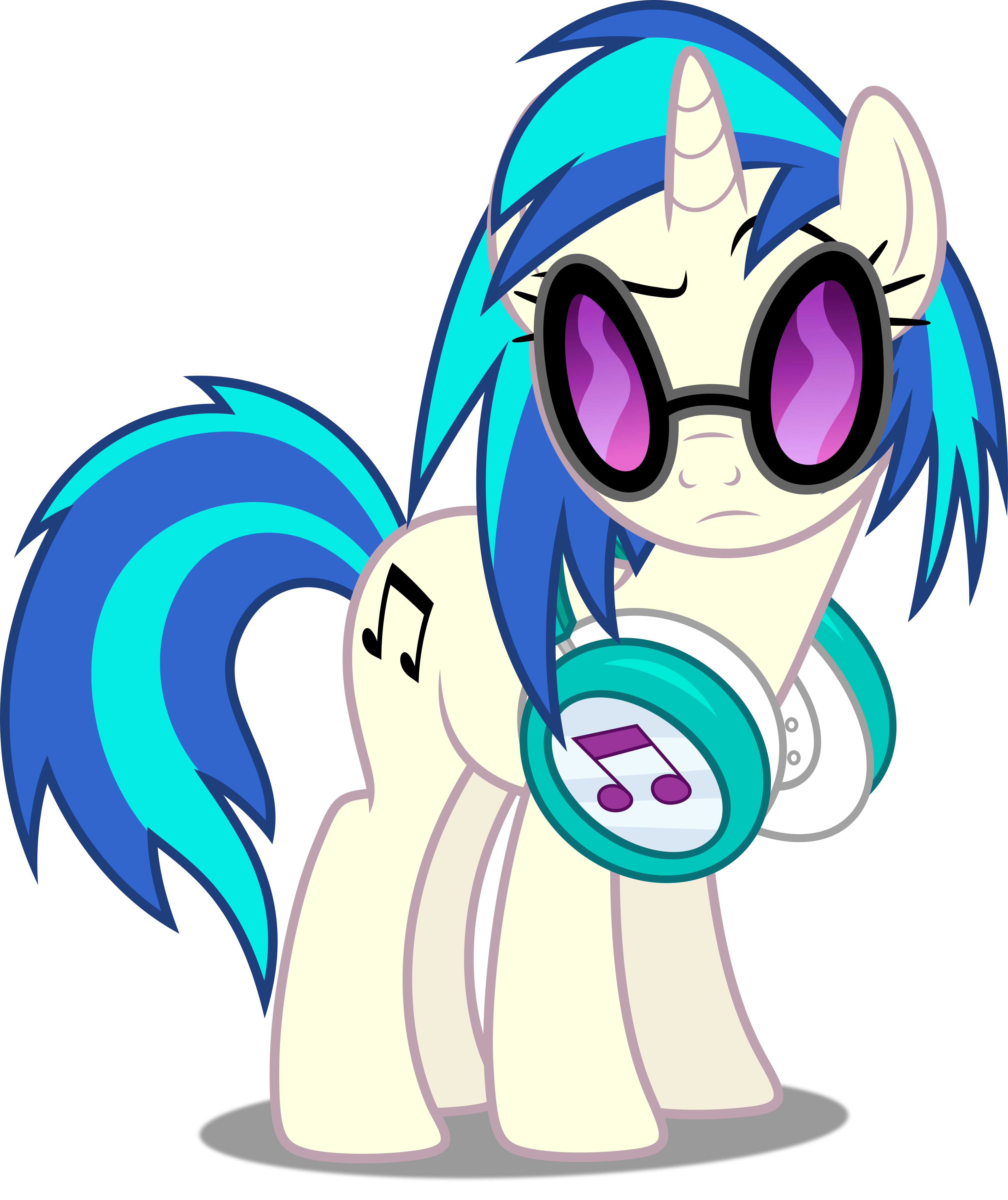 Vinyl Scratch Color Vector #411 - Vinyl Scratch #3 by DashieSparkle on DeviantArt