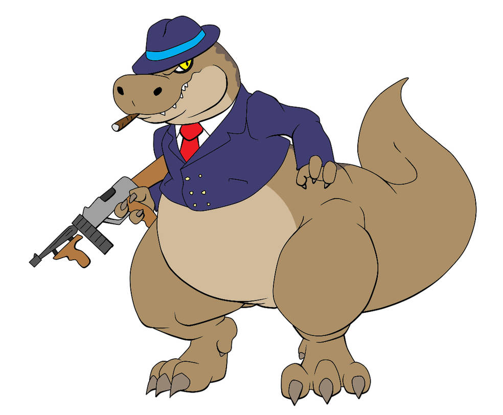T-rex gangster by Reagan700 on DeviantArt