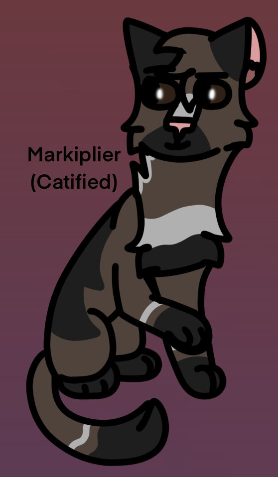 Merkin Cat Markiplier Cat Design by ChlorineLight on DeviantArt