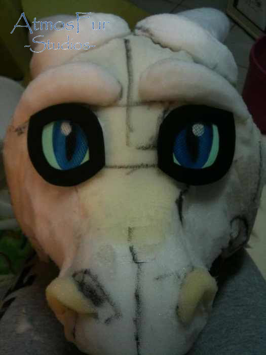 W.I.P.: Black Toony Dragon Head