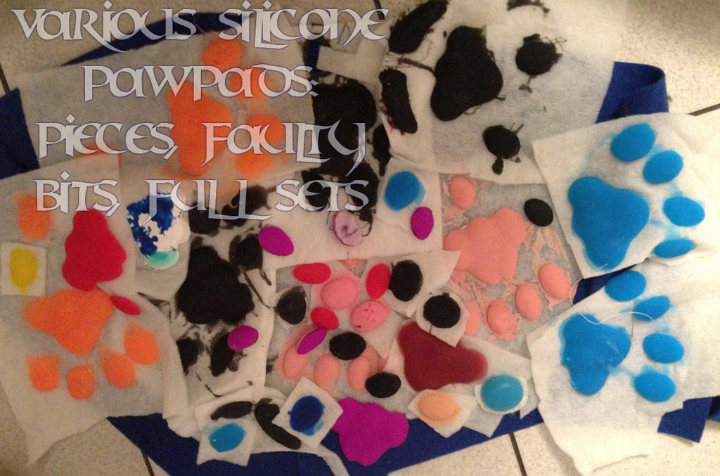 Various Silicone Pawpads FOR SALE