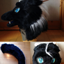 Sold: Toony Black Dragon Head + Tail