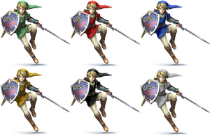 Link SSB4 Recolors