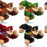 DK SSB4 Recolors